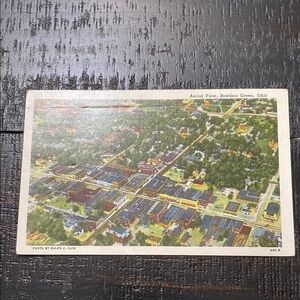 Vintage Aerial View Bowling Green, Oh. Postcard!